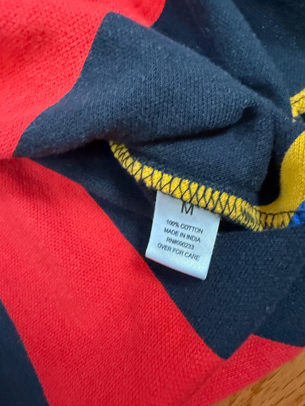 PacSun Long Sleeve Men’s Vertical Stripe Rugby Polo - Picture 3 of 7